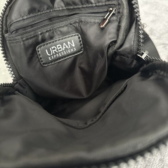 Urban Expressions Sling Mini Backpack Unisex Solid back Pockets Vegan - Picture 16 of 16
